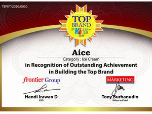 Kepercayaan Konsumen Meningkat, Aice Kembali Raih Top Brand Kids 2020 Kepercayaan Konsumen Meningkat, Aice Kembali Raih Top Brand Kids 2020