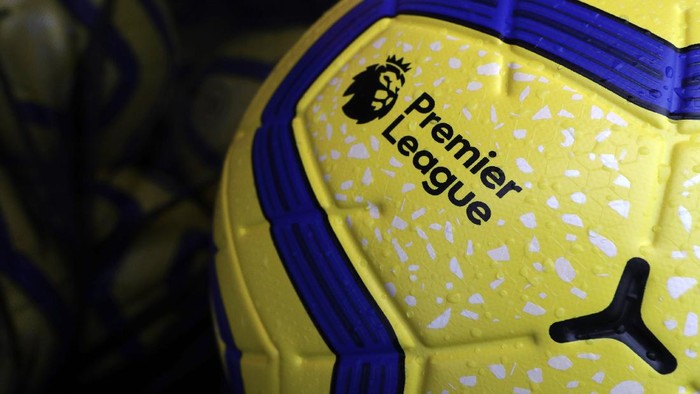 WATFORD, ENGLAND - OCTOBER 26: Detailed view of the Nike Merlin Winter ball ahead of the Premier League match between Watford FC and AFC Bournemouth  at Vicarage Road on October 26, 2019 in Watford, United Kingdom. (Photo by Catherine Ivill/Getty Images)