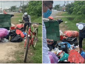 Miris! Pria Ini Cari Sisa Makanan di Tempat Sampah untuk Buka Puasa