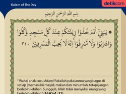 Surat Al-Araf Ayat 31:  Allah SWT Tak Suka Orang yang Berlebih-lebihan