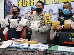 Pengedar 8,5 Kg Sabu dalam Kotak Ayam Goreng di Jakpus Dibekuk