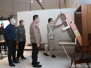 Kunjungi Pabrik di Sidoarjo, Kapolda Jatim Pastikan Penerapan Protokol COVID-19