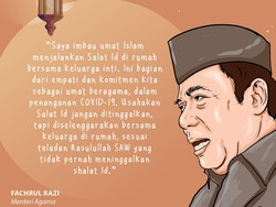 Menag Fachrul Razi: Salat Id Jangan Ditinggalkan, Selenggarakan di Rumah