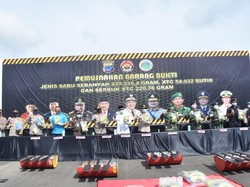 Polda Kalsel Musnahkan 237 Kg Sabu dari Jaringan Internasional