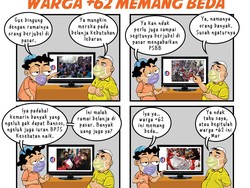 Heran Komar dan Udin Karena  Warga (Plus) +62