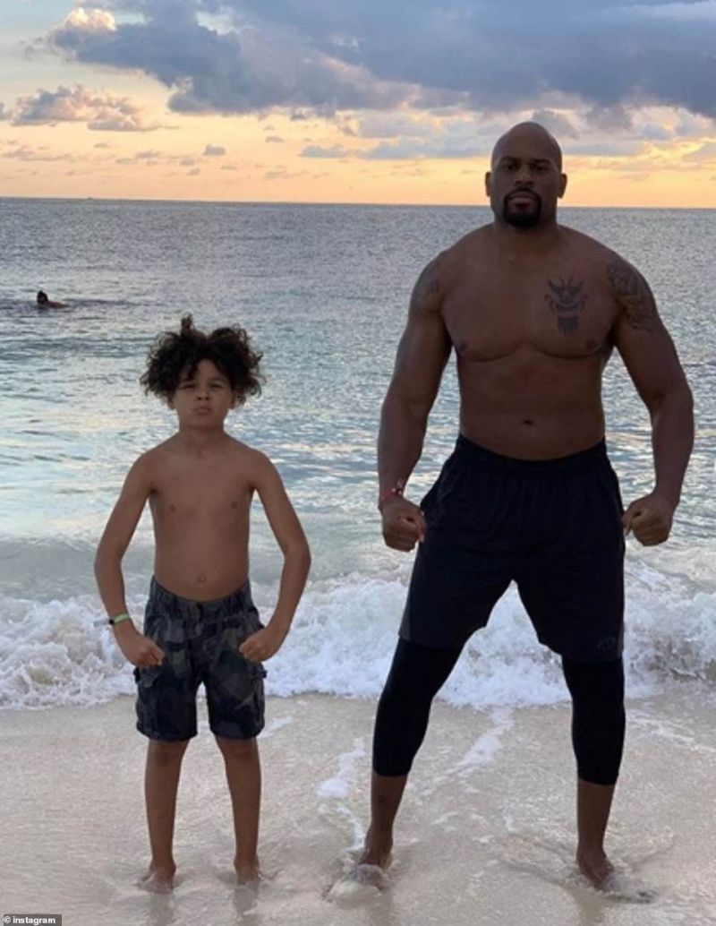Shad Gaspard dan anaknya