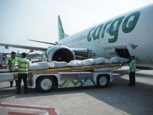 Citilink Terbangkan Pesawat Kargo Perdana