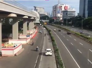 H-3 Lebaran, Pagi Ini Arus Lalin Tol Dalam Kota Lancar