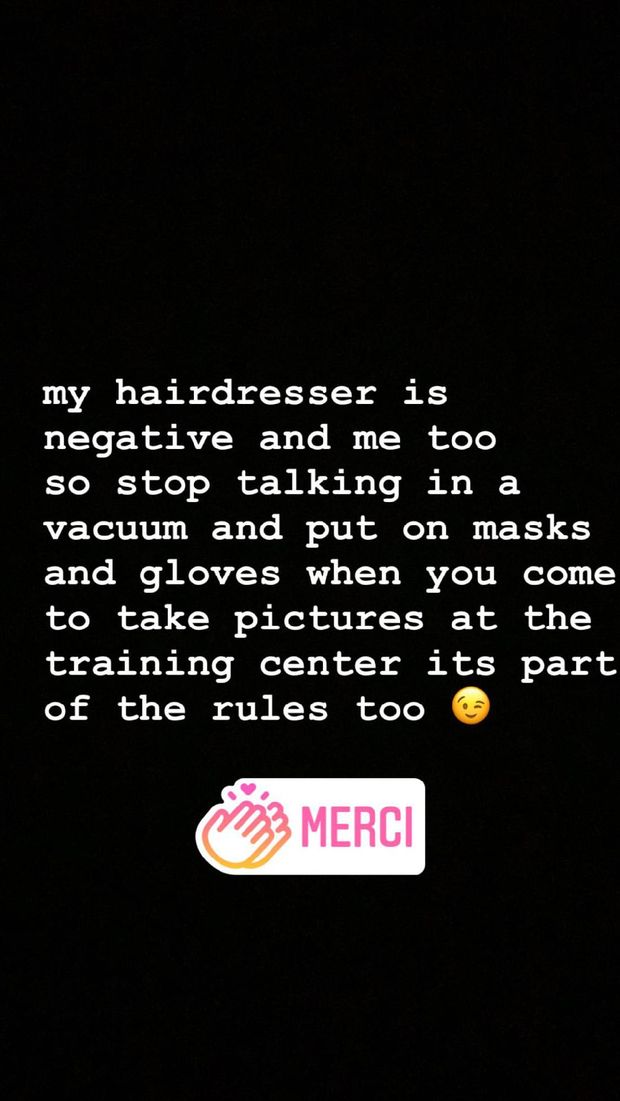 Serge Aurier membela diri via Instagram Stories.