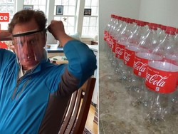 Praktis! Face Shield Bisa Dibuat Sendiri dari Botol Minuman Plastik