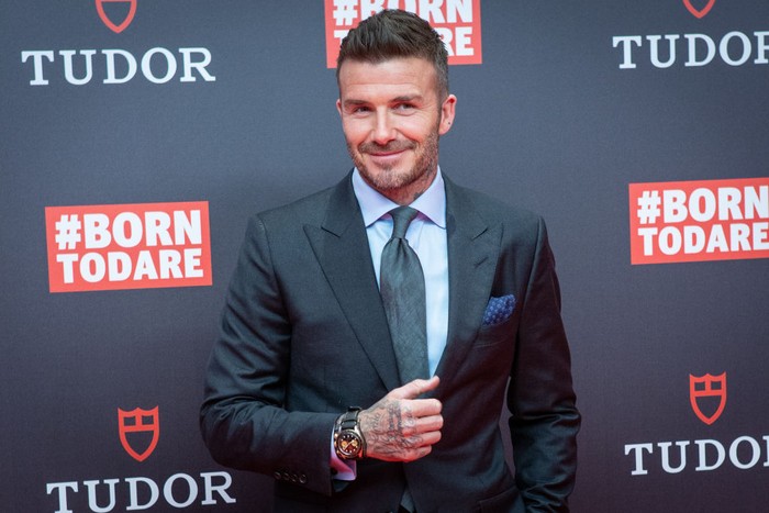 David Beckham dan rekan-rekan setimnya