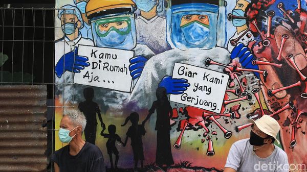 Kampanye Dukungan Lawan Corona Lewat Mural