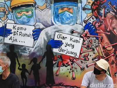 Kampanye Dukungan Lawan Corona Lewat Mural