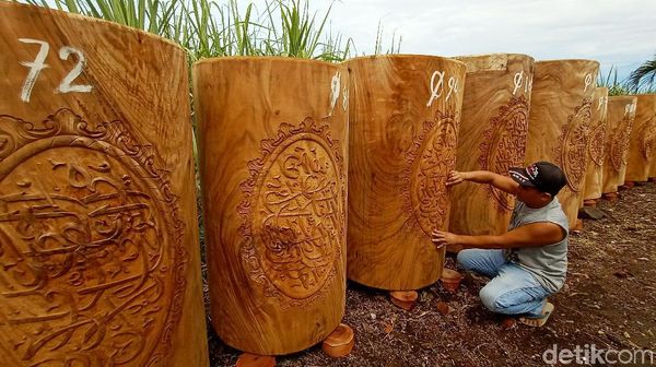 Perajin Beduk Lesu Tak Dapat Pesanan