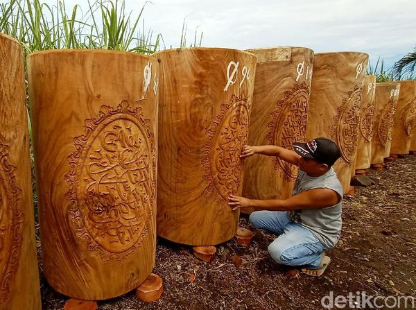 Perajin Beduk Lesu Tak Dapat Pesanan