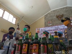 Tak Miliki Izin, 82 Penjual Miras di Cimahi-Bandung Barat Dibekuk Polisi