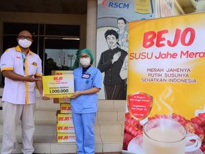 Gerakan Sejuta Susu Jahe Merah untuk 200 Rumah Sakit se-Indonesia Gerakan Sejuta Susu Jahe Merah untuk 200 Rumah Sakit se-Indonesia