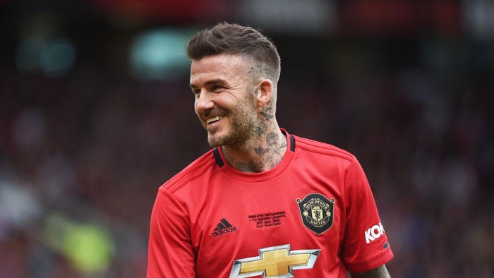 David Beckham dan rekan-rekan setimnya