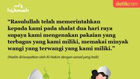 Sunah Memakai Pakaian Terbagus dan Minyak Wangi saat Sholat Idul Fitri