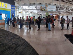 Bandara Makassar Layani 9.290 Penumpang, Otban Jamin Protap Corona Dijalankan