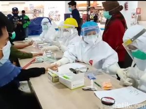 Pengunjung dan Karyawan Lippo Plaza Kendari Jalani Rapid Test