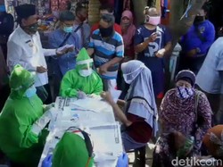 Rapid Rest Massal di Pasar Grogolan Pekalongan, 2 Reaktif