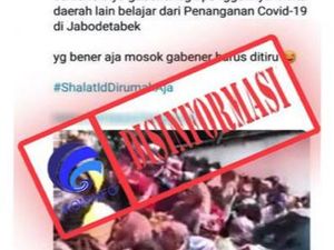 Video Warga Padati Pasar Tanah Abang, Kominfo: Hoax