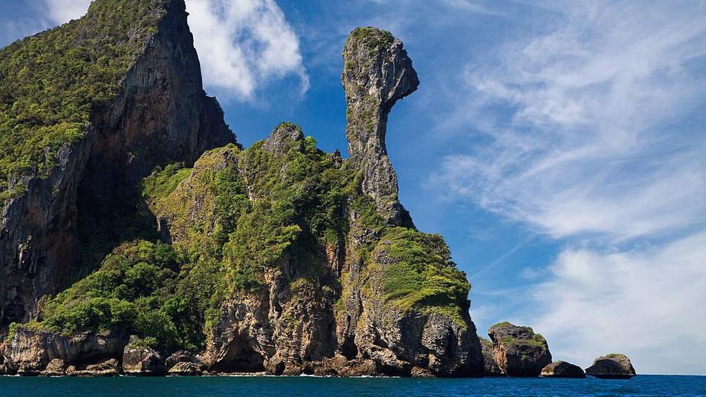 Potret Pulau yang Mirip Ayam Kalkun di Thailand Potret Pulau yang Mirip Ayam Kalkun di Thailand