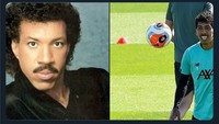 Hello! Firmino juga dibilang mirip Lionel Richie zaman dulu. (Foto: screenshot Internet/Twitter)