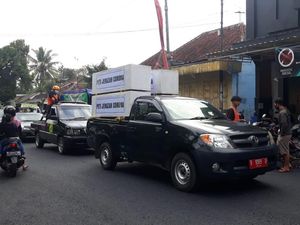 Viral Pocong dan Peti Jenazah Keliling Kota Naik Mobil di Banjarnegara
