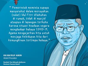 Wapres: Negara Lagi Hadapi Bahaya COVID-19, Sholat Id di Rumah Saja Wapres: Negara Lagi Hadapi Bahaya COVID-19, Sholat Id di Rumah Saja