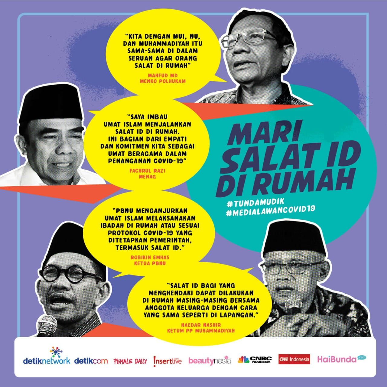 Mari Salat Id di Rumah (detikcom)