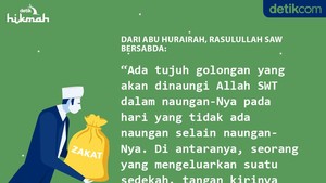 Keutamaan Tangan Kanan Sedekah, Tangan Kiri Tak Tahu