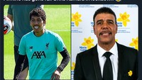 Satu lagi yang memiripkan Firmino dengan Chris Kamara, yang sekarang jadi presenter dan analis di Sky Sports. (Foto: screenshot Internet/Twitter)