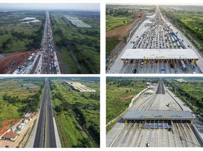 Before-After Pandemi Corona di Pintu Tol Cikampek Utama