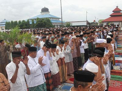 Jemaah Tarekat Syattariah di Aceh Gelar Salat Id Hari Ini