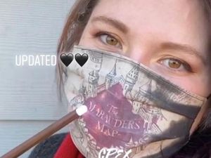 Viral Masker Unik Cegah Corona, Ada Sentuhan Sihir Harry Potter