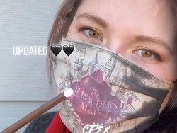 Viral Masker Unik Cegah Corona, Ada Sentuhan Sihir Harry Potter
