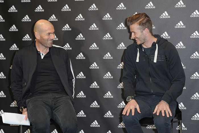 David Beckham dan Zinedine Zidane David Beckham dan Zinedine Zidane