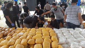 Dari Iran ke Serang, Ini Barbuk Sabu 821 Kg yang Disita Polisi