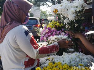 Pandemi Corona, Penjualan Bunga Hias di Cimahi Turun Drastis Pandemi Corona, Penjualan Bunga Hias di Cimahi Turun Drastis