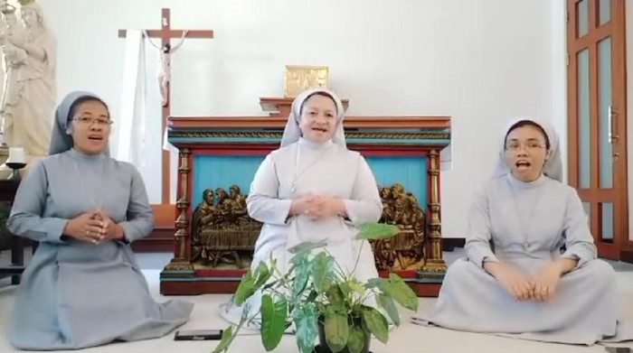 Viral Video 3 Suster Katolik Nyanyikan Lagu Idul Fitri, Begini Reaksi Ganjar Pranowo