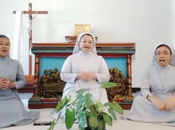Bagus Banget! Viral Video 3 Suster Katolik Nyanyi Lagu Lenaran