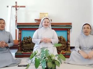 Aksi Tiga Suster Nyanyi Selamat Lebaran Tuai Pujian Aksi Tiga Suster Nyanyi Selamat Lebaran Tuai Pujian
