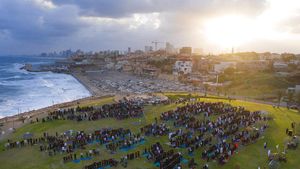 Potret Perayaan Idul Fitri di Batas Israel-Palestina