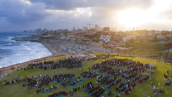 Potret Perayaan Idul Fitri di Batas Israel-Palestina
