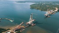 Setelah Jembatan Ini Kelar, Balikpapan-Penajam Cuma 1 Jam