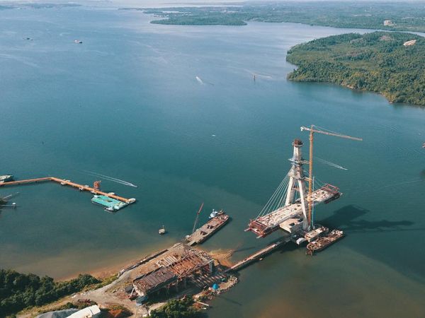 Setelah Jembatan Ini Kelar, Balikpapan-Penajam Cuma 1 Jam