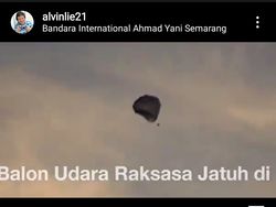 Balon Udara Jatuh di Area Bandara Semarang, AirNav Terbitkan Notam