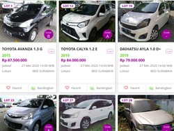 Di Tengah Pandemi, Harga Mobil Lelang Juga Anjlok